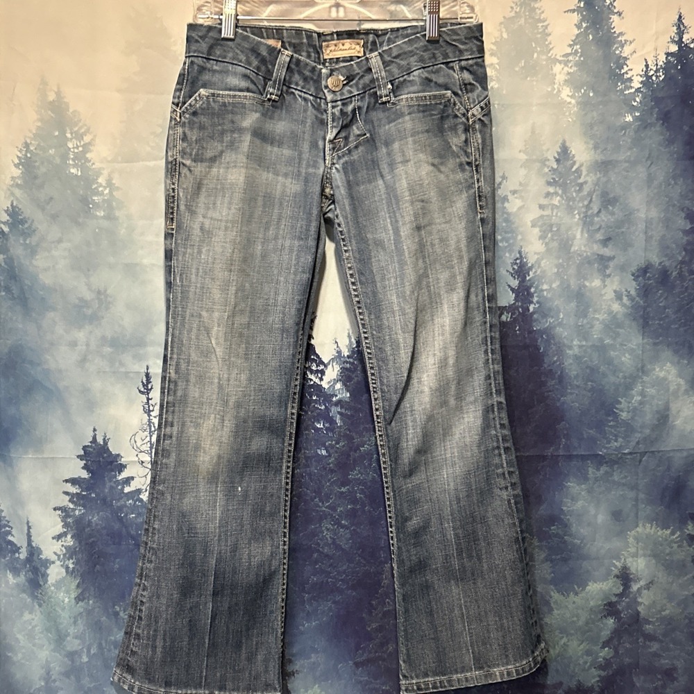 Vintage William Rast Women's Savoy Ultra Low-Rise Trouser Jeans Size 27(31x27)